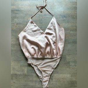 Forever 21 Satin Bodysuit
